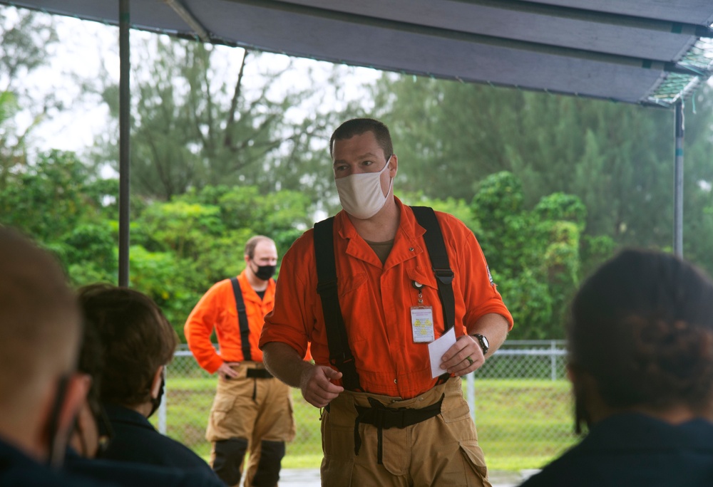 Submarine Sailors Undergo Firefighting Training