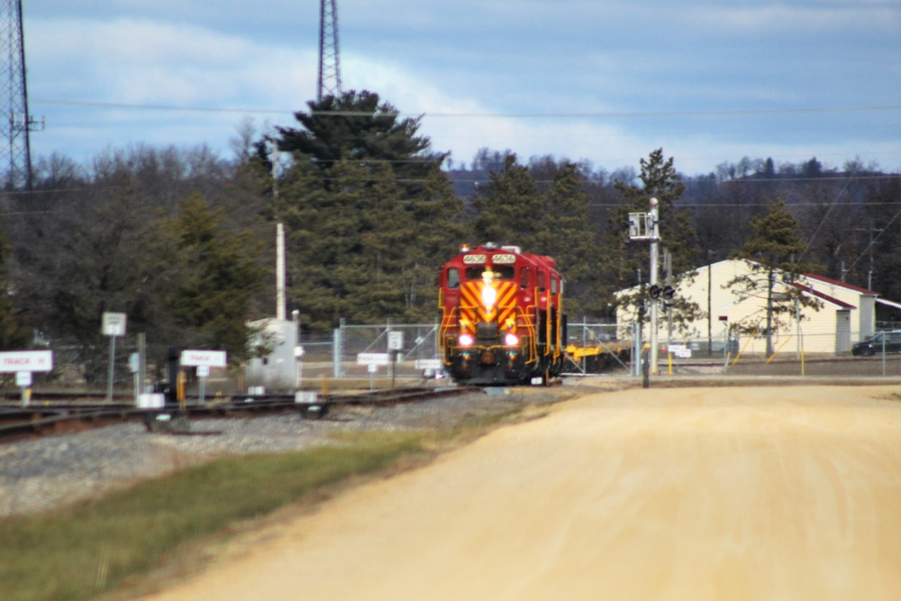 Locomotive operations at Fort McCoy