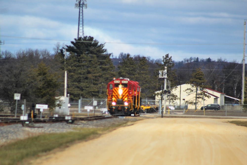 Locomotive operations at Fort McCoy