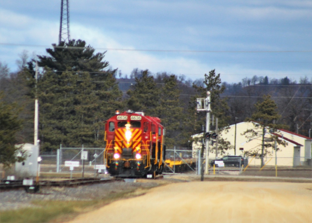 Locomotive operations at Fort McCoy