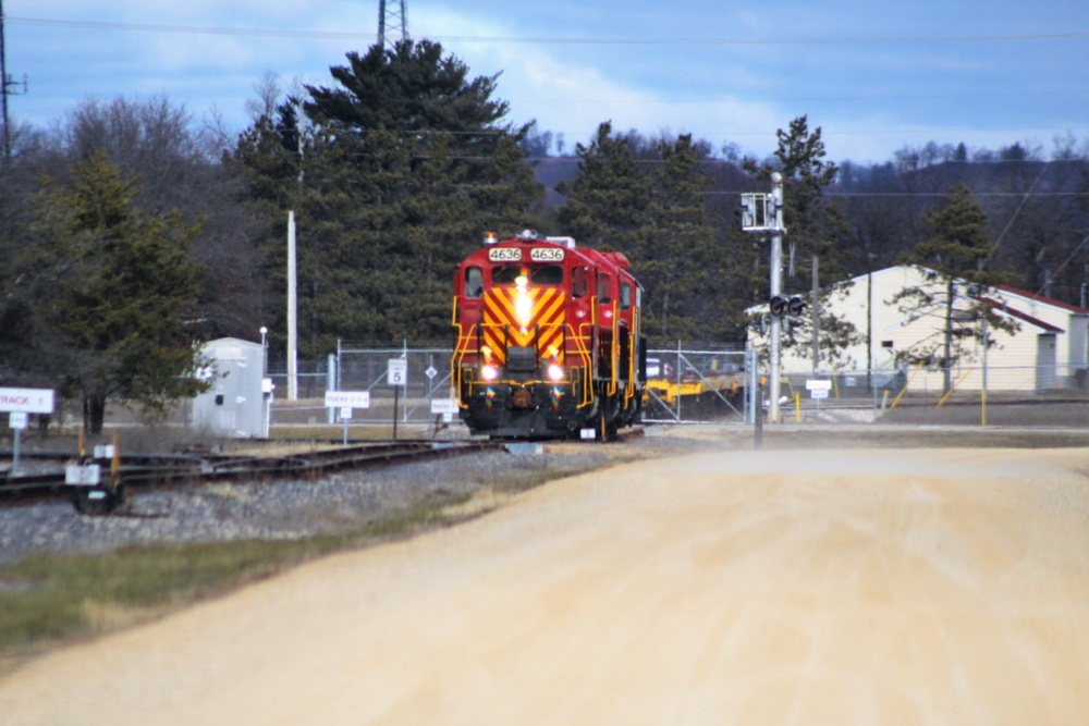 Locomotive operations at Fort McCoy