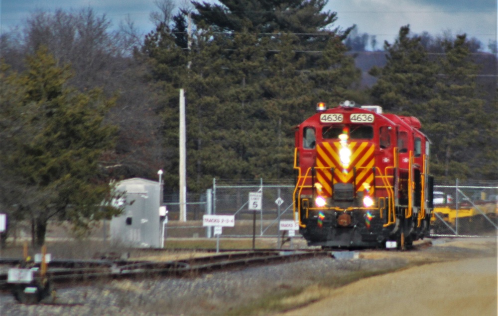 Locomotive operations at Fort McCoy