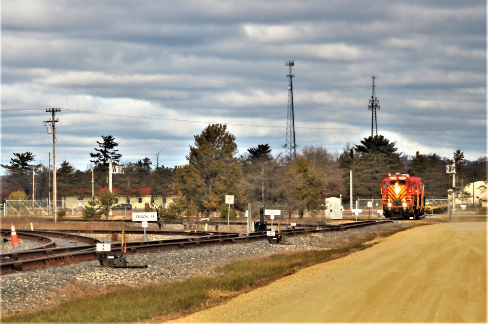 Locomotive operations at Fort McCoy