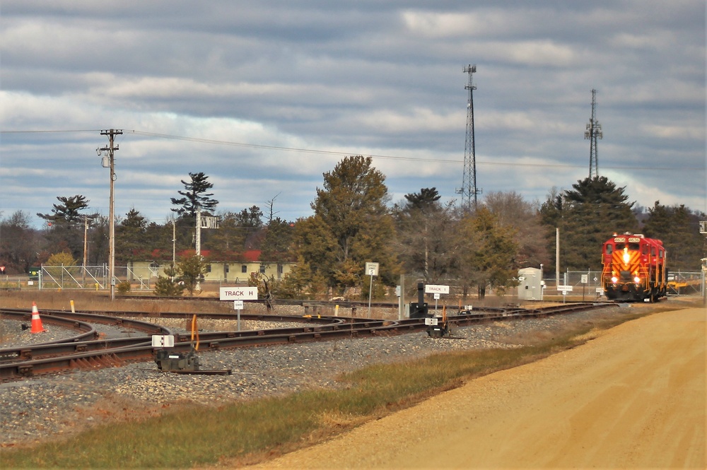 Locomotive operations at Fort McCoy