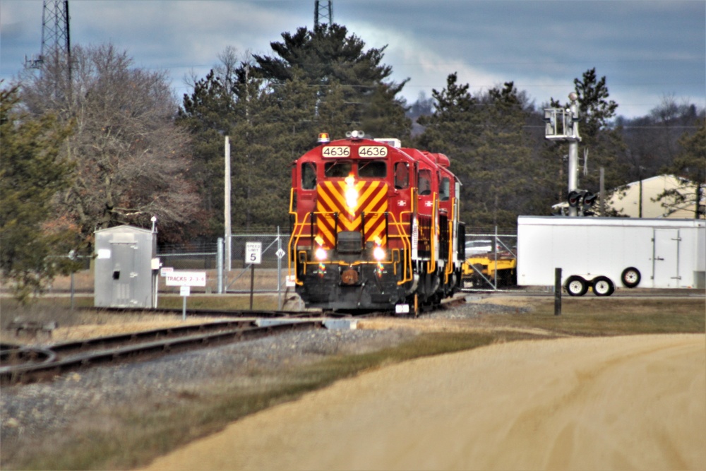 Locomotive operations at Fort McCoy