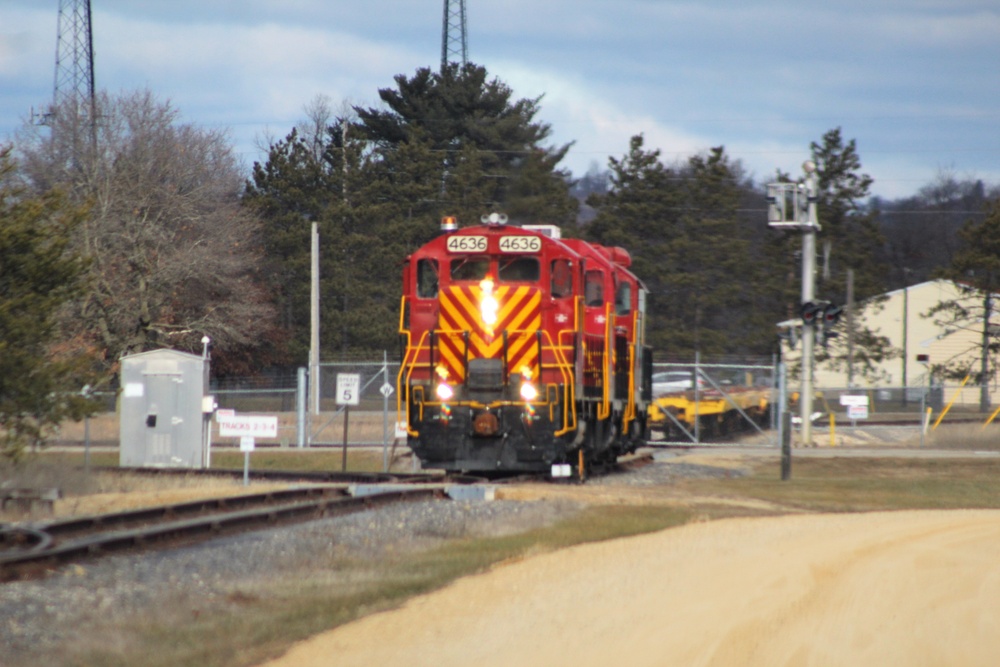 Locomotive operations at Fort McCoy