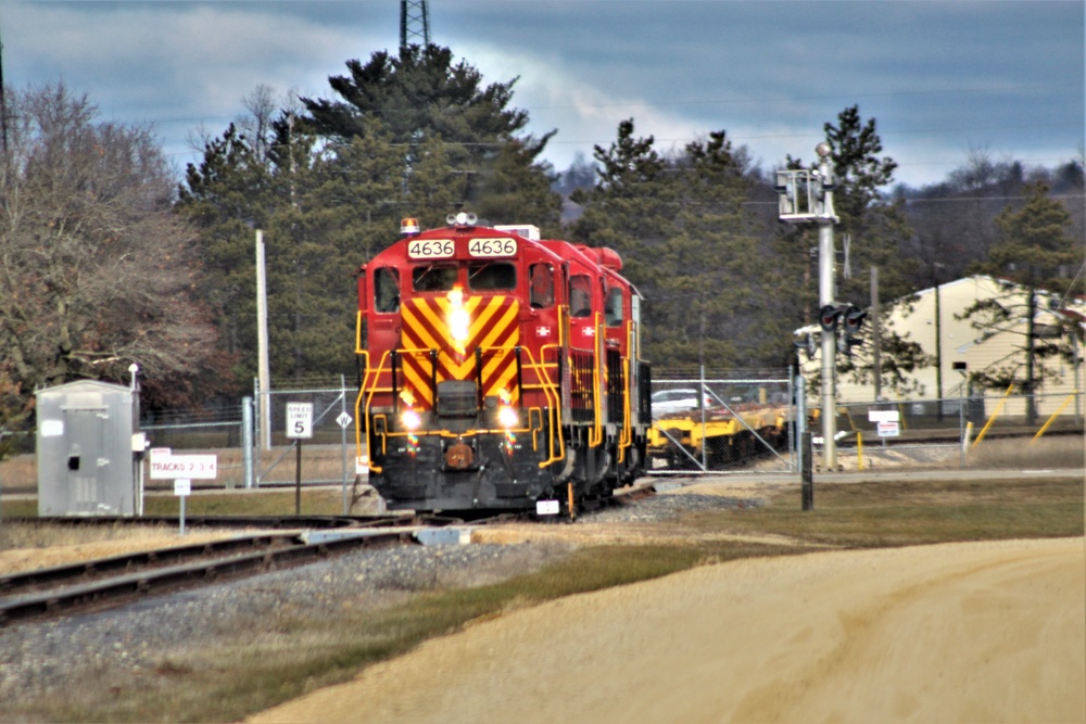 Locomotive operations at Fort McCoy