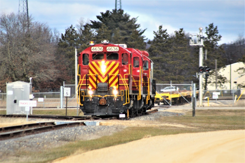 Locomotive operations at Fort McCoy