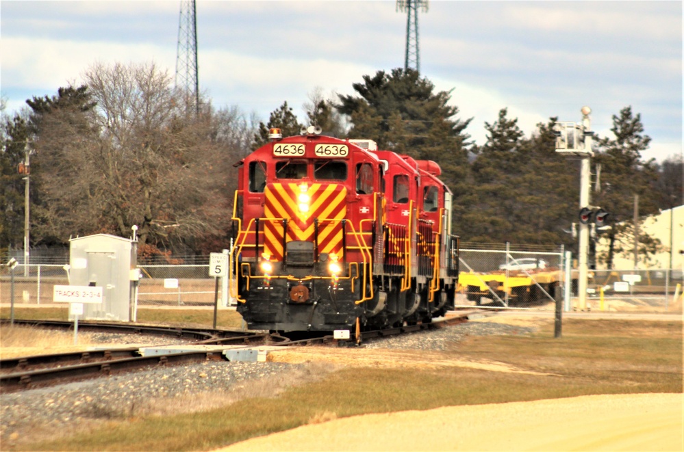 Locomotive operations at Fort McCoy