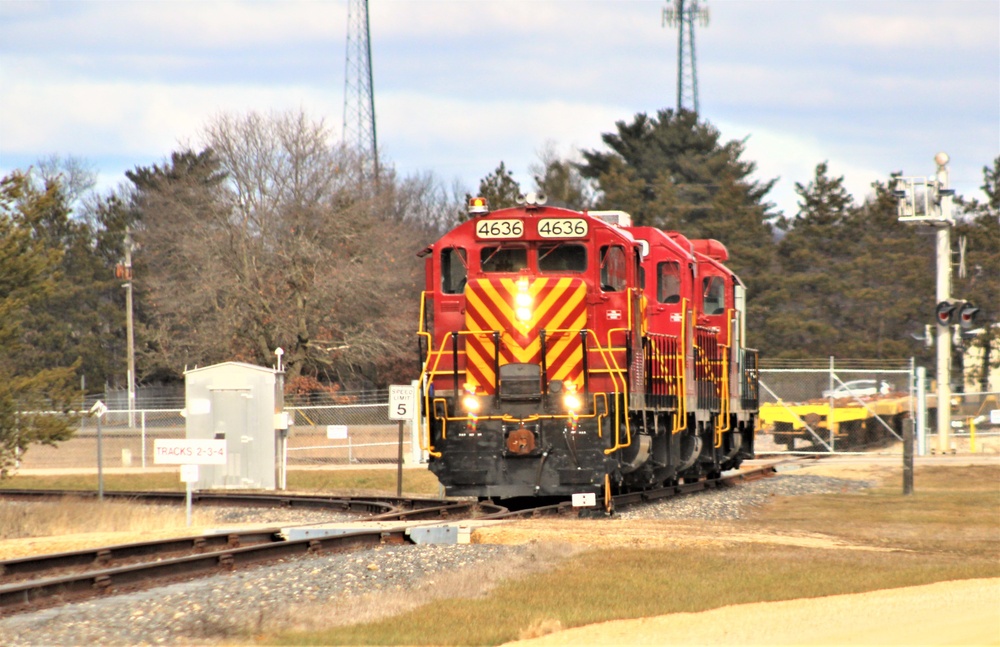 Locomotive operations at Fort McCoy