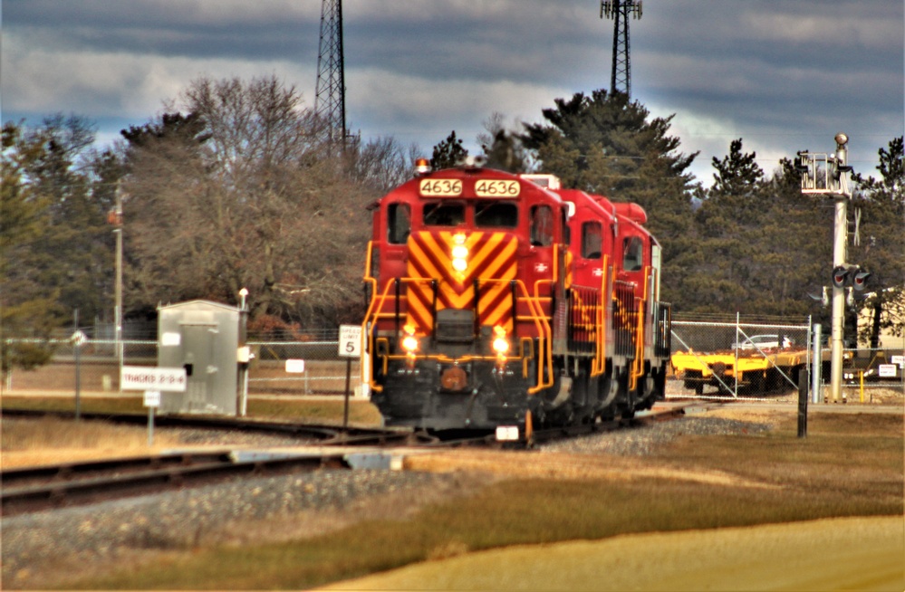 Locomotive operations at Fort McCoy