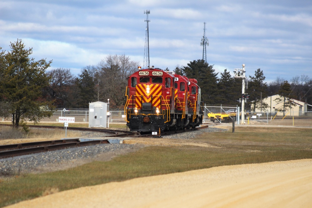 Locomotive operations at Fort McCoy