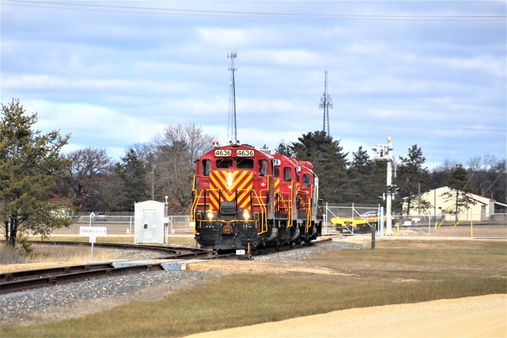 Locomotive operations at Fort McCoy