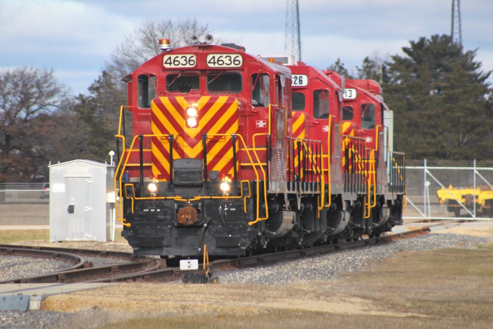 Locomotive operations at Fort McCoy