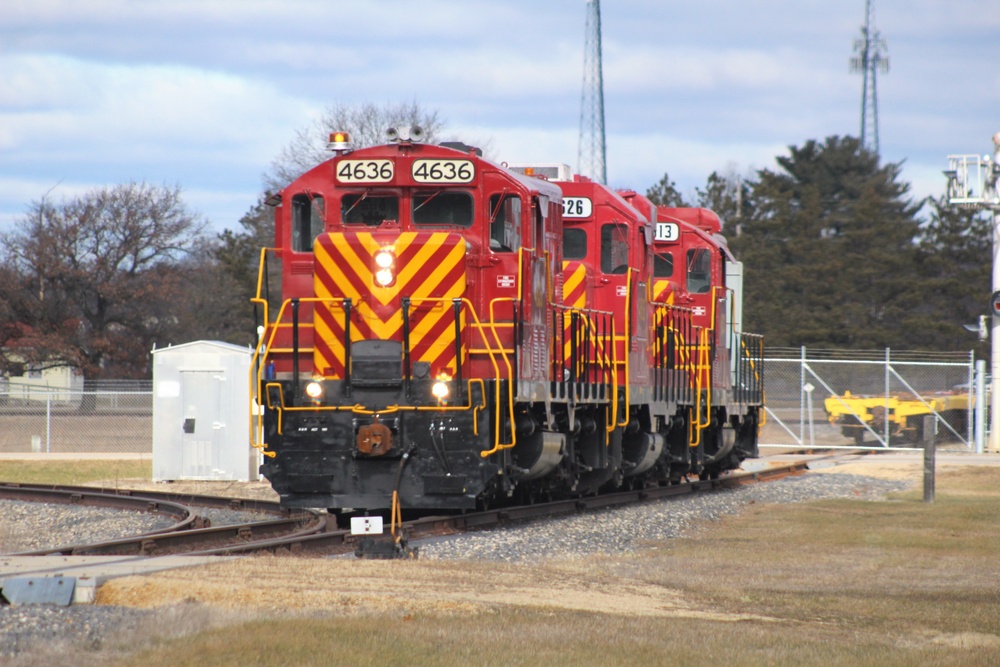 Locomotive operations at Fort McCoy