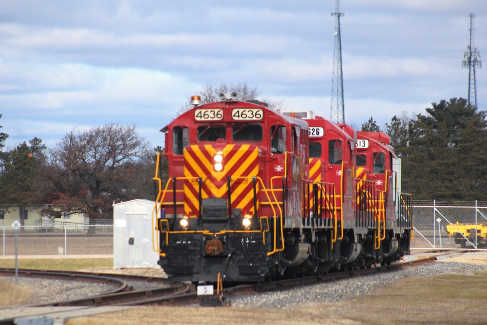 Locomotive operations at Fort McCoy