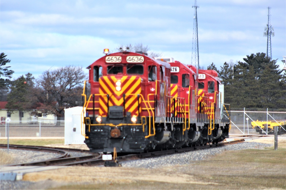 Locomotive operations at Fort McCoy