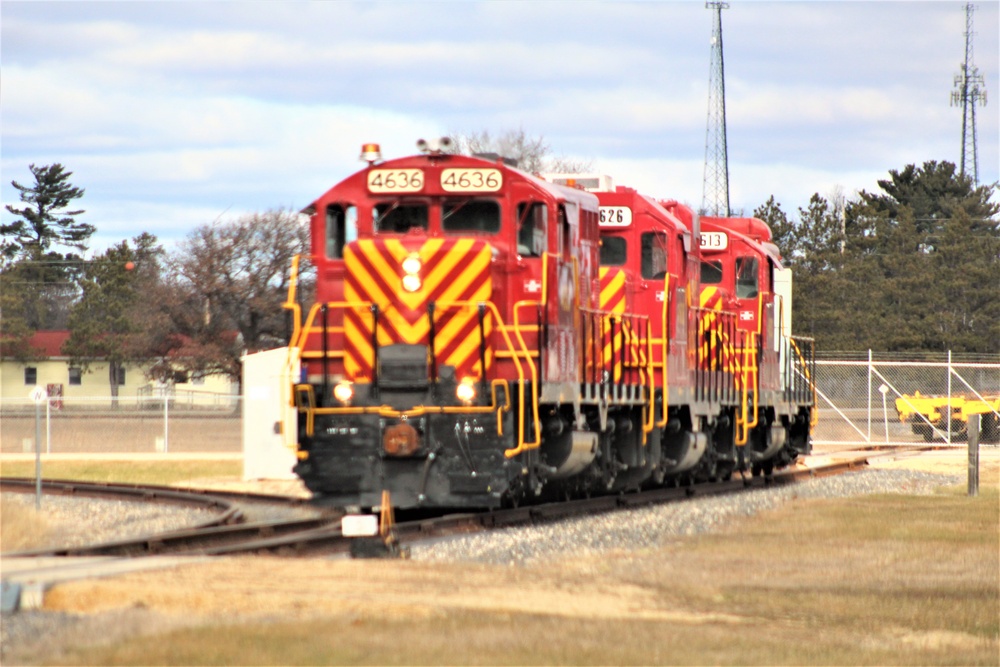 Locomotive operations at Fort McCoy