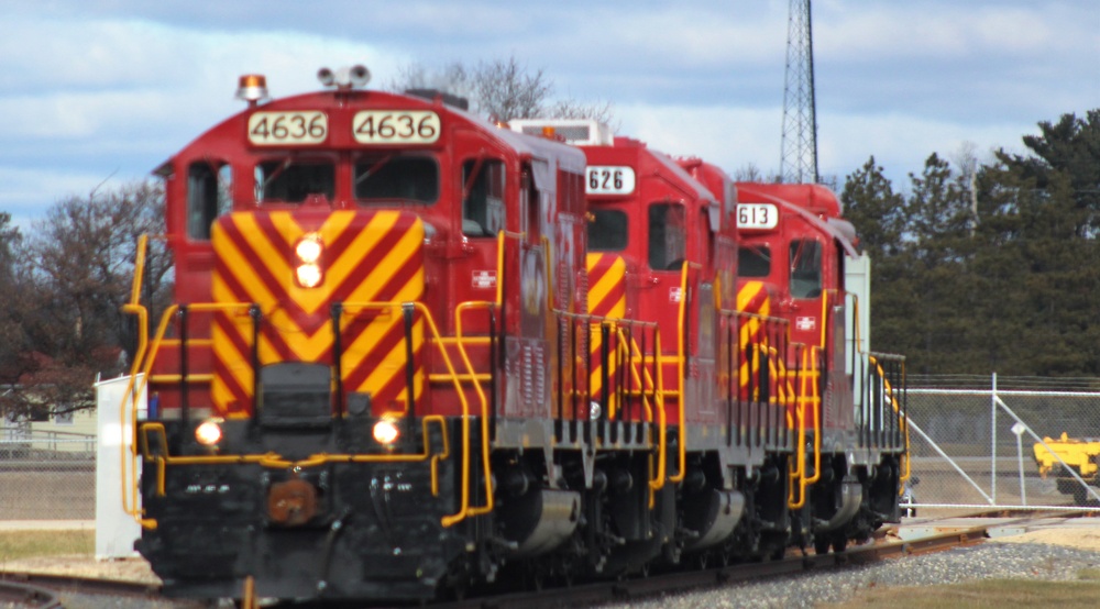 Locomotive operations at Fort McCoy