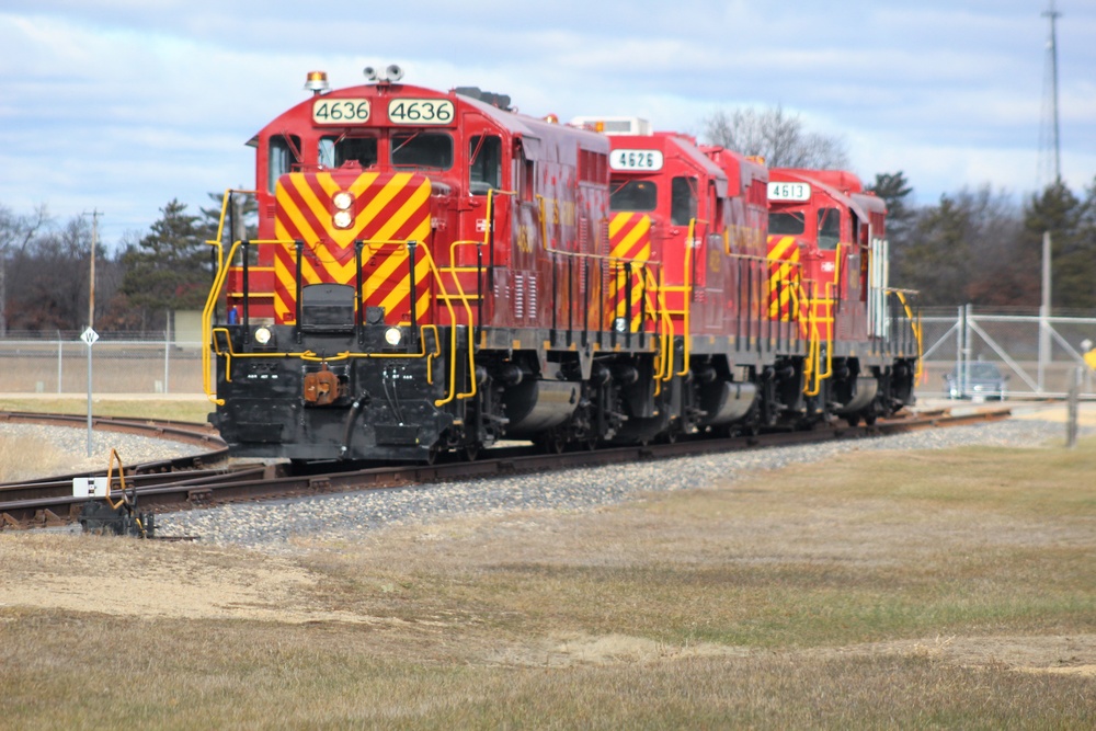 Locomotive operations at Fort McCoy