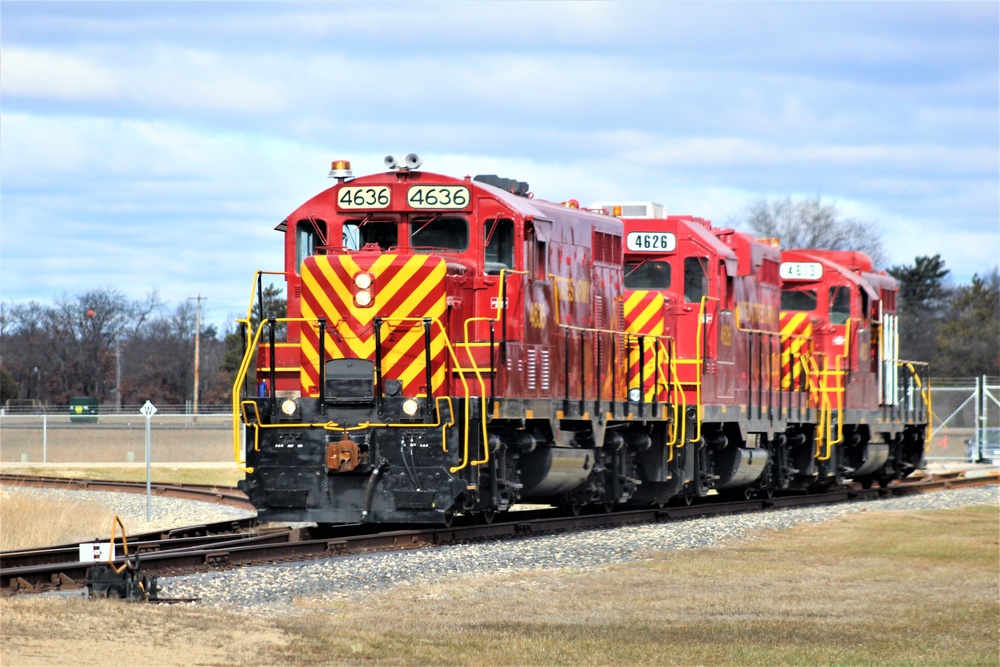 Locomotive operations at Fort McCoy