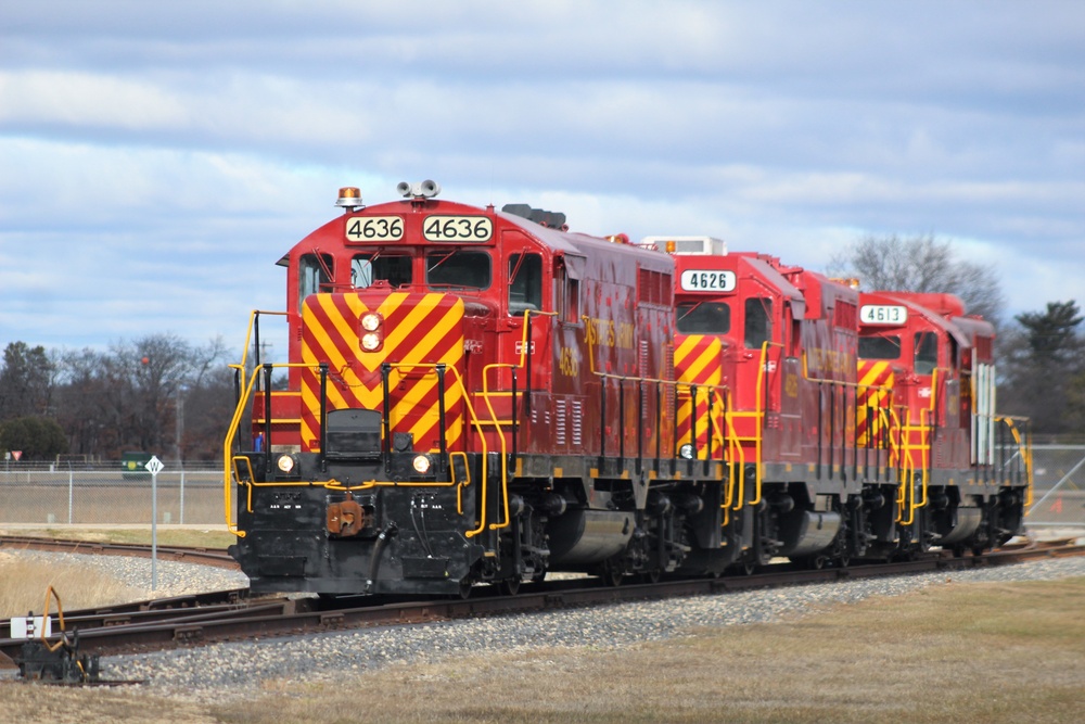 Locomotive operations at Fort McCoy