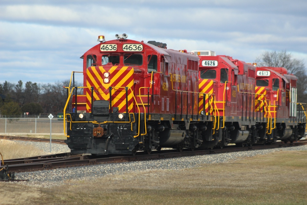 Locomotive operations at Fort McCoy