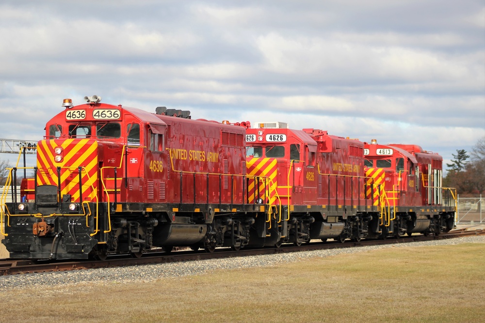 Locomotive operations at Fort McCoy