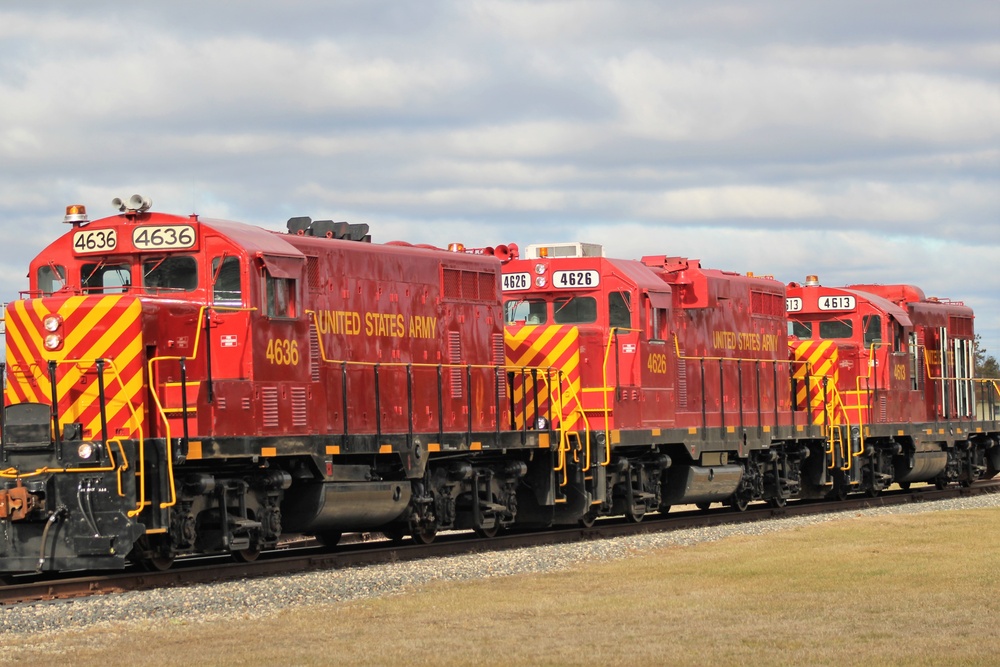 Locomotive operations at Fort McCoy