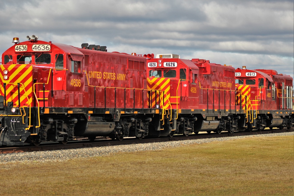 Locomotive operations at Fort McCoy