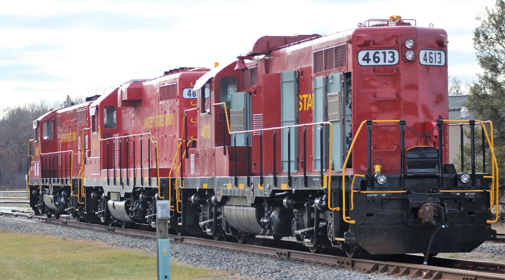 Locomotive operations at Fort McCoy