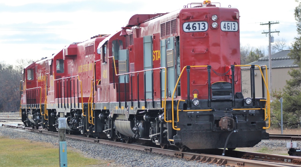 Locomotive operations at Fort McCoy