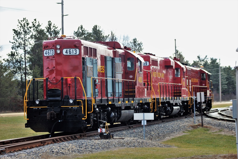 Locomotive operations at Fort McCoy