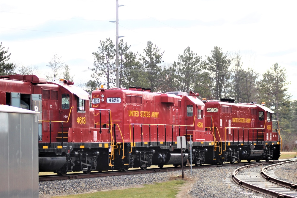 Locomotive operations at Fort McCoy