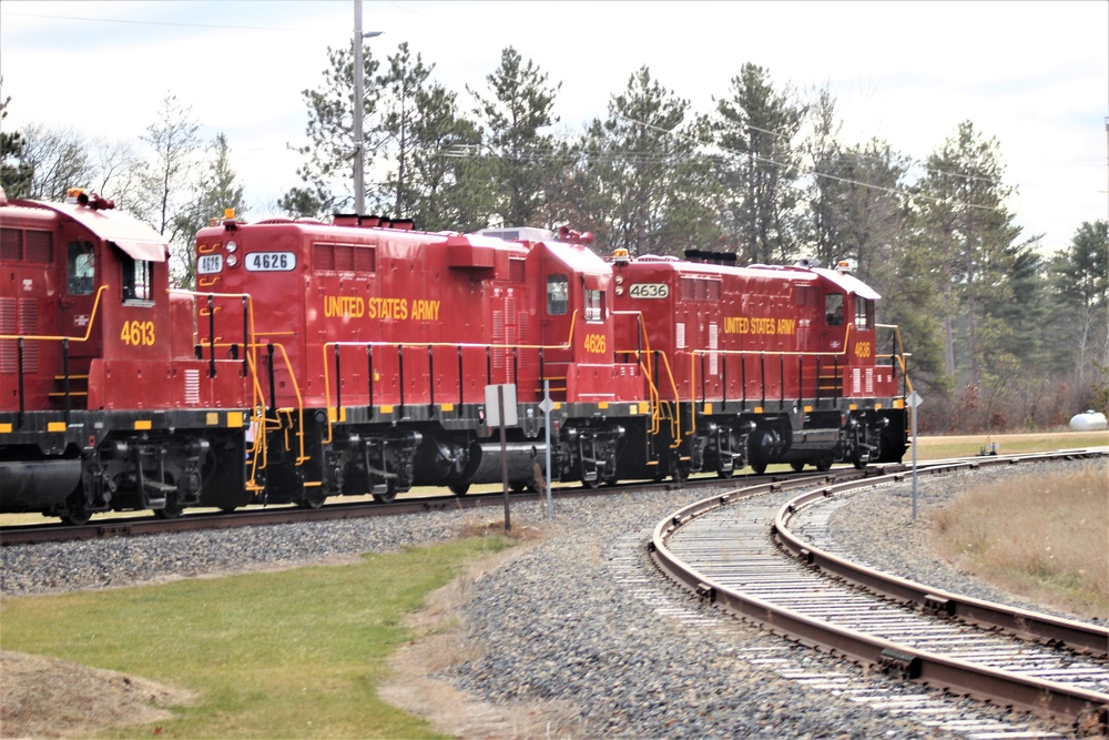 Locomotive operations at Fort McCoy