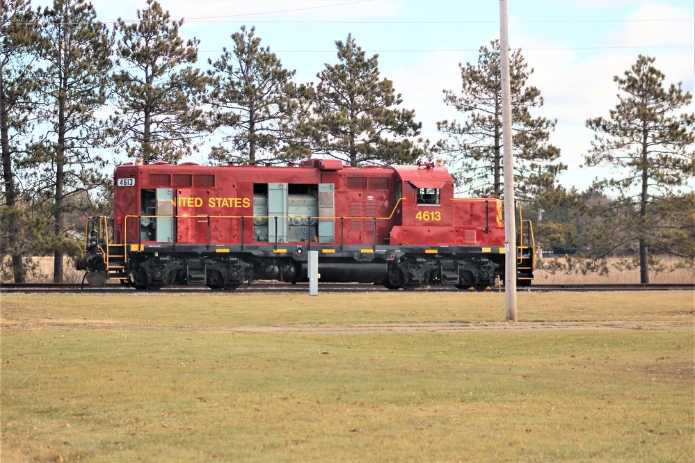 Locomotive operations at Fort McCoy