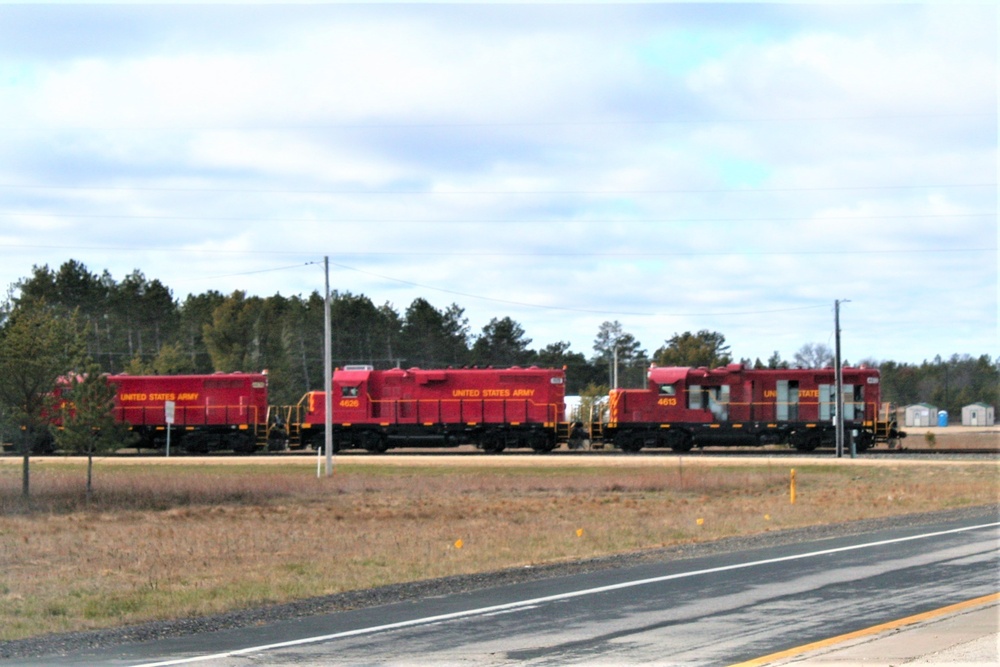 Locomotive operations at Fort McCoy