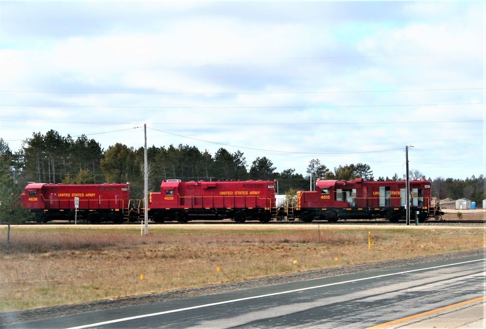 Locomotive operations at Fort McCoy