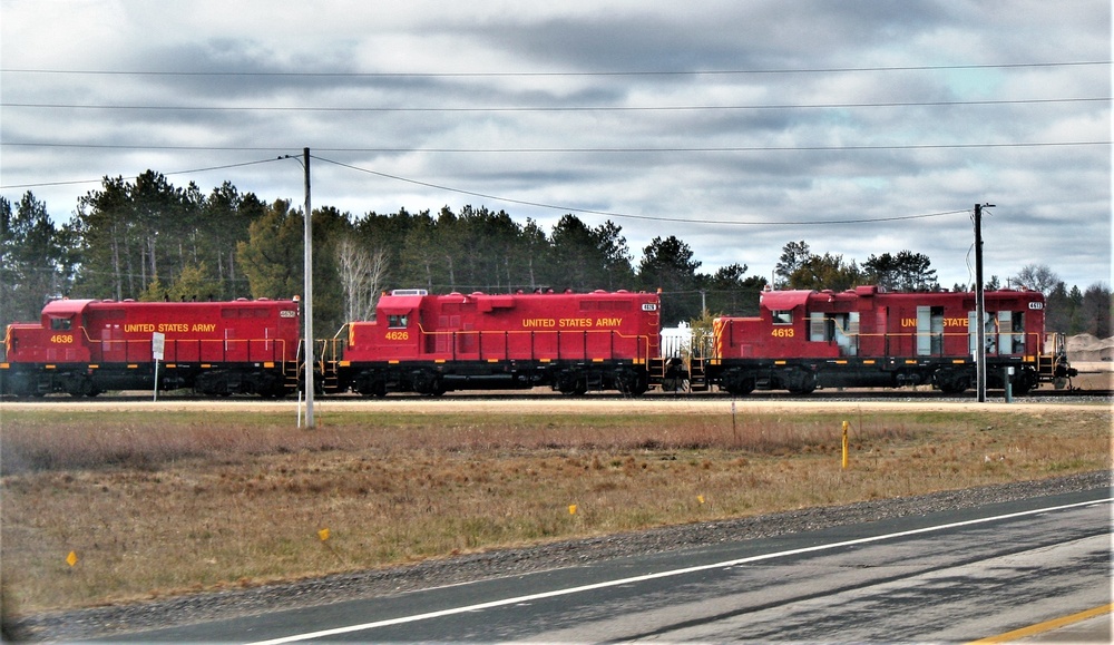 Locomotive operations at Fort McCoy