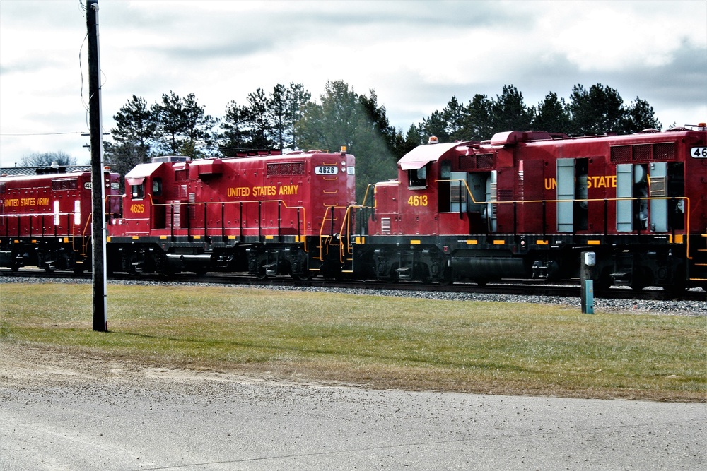 Locomotive operations at Fort McCoy