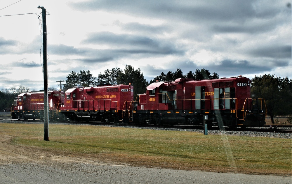 Locomotive operations at Fort McCoy