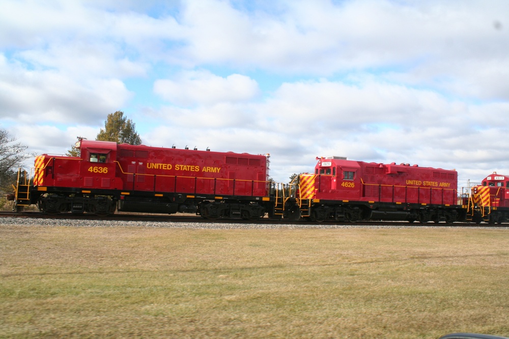 Locomotive operations at Fort McCoy