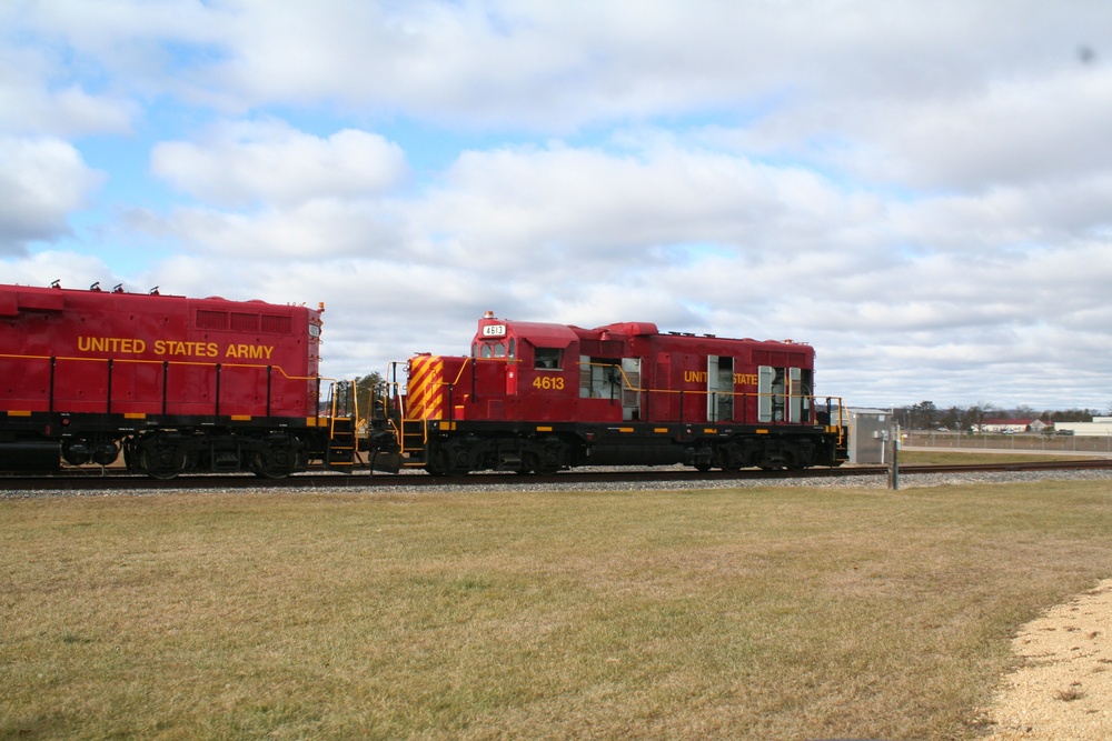 Locomotive operations at Fort McCoy