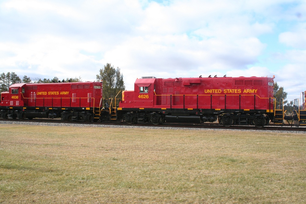 Locomotive operations at Fort McCoy