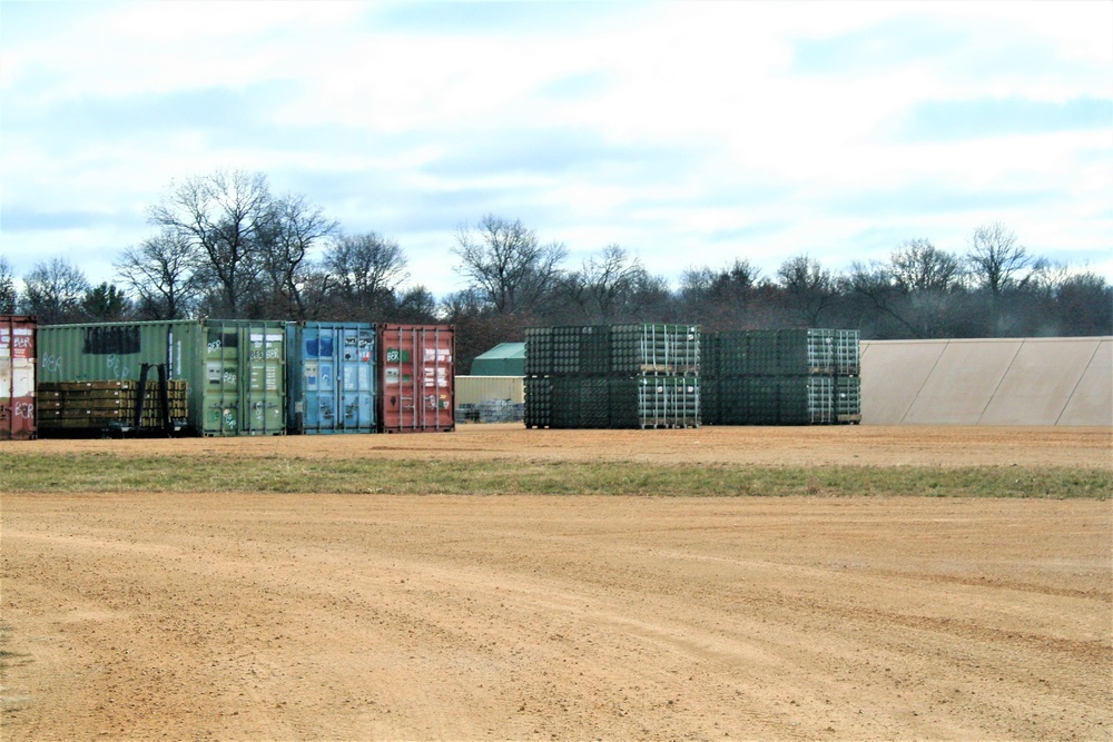 Training area for 89B Ammunition Supply Course at Fort McCoy