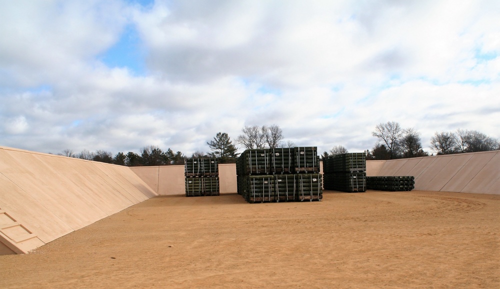 Training area for 89B Ammunition Supply Course at Fort McCoy