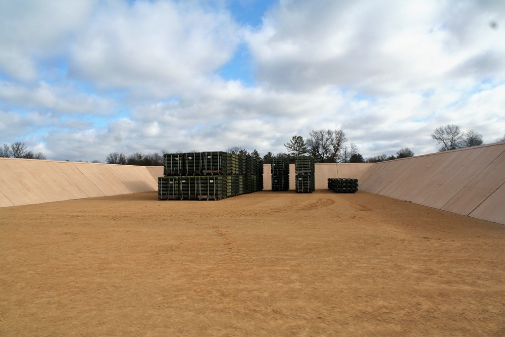 Training area for 89B Ammunition Supply Course at Fort McCoy