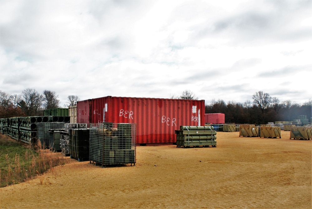 Training area for 89B Ammunition Supply Course at Fort McCoy