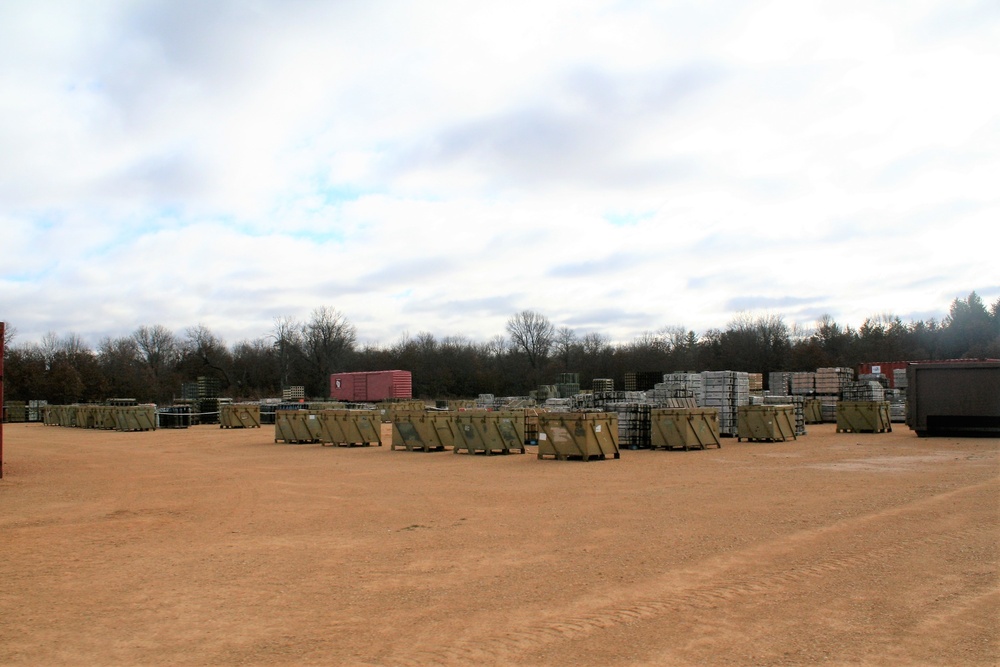 Training area for 89B Ammunition Supply Course at Fort McCoy