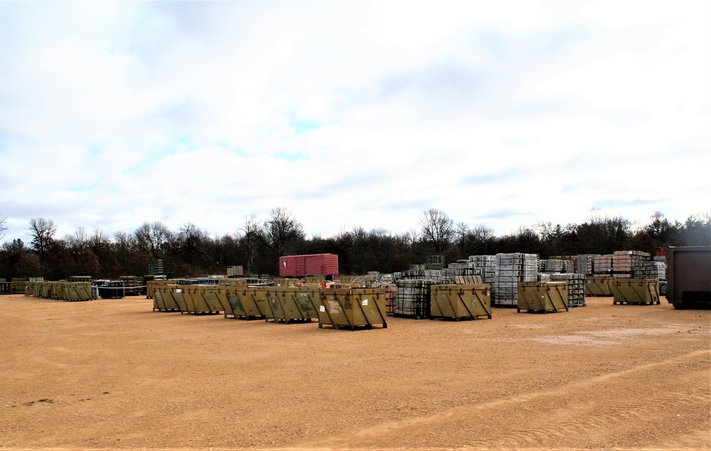 Training area for 89B Ammunition Supply Course at Fort McCoy